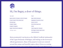 Tablet Screenshot of bugsy.me